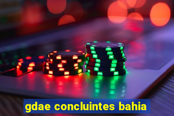 gdae concluintes bahia